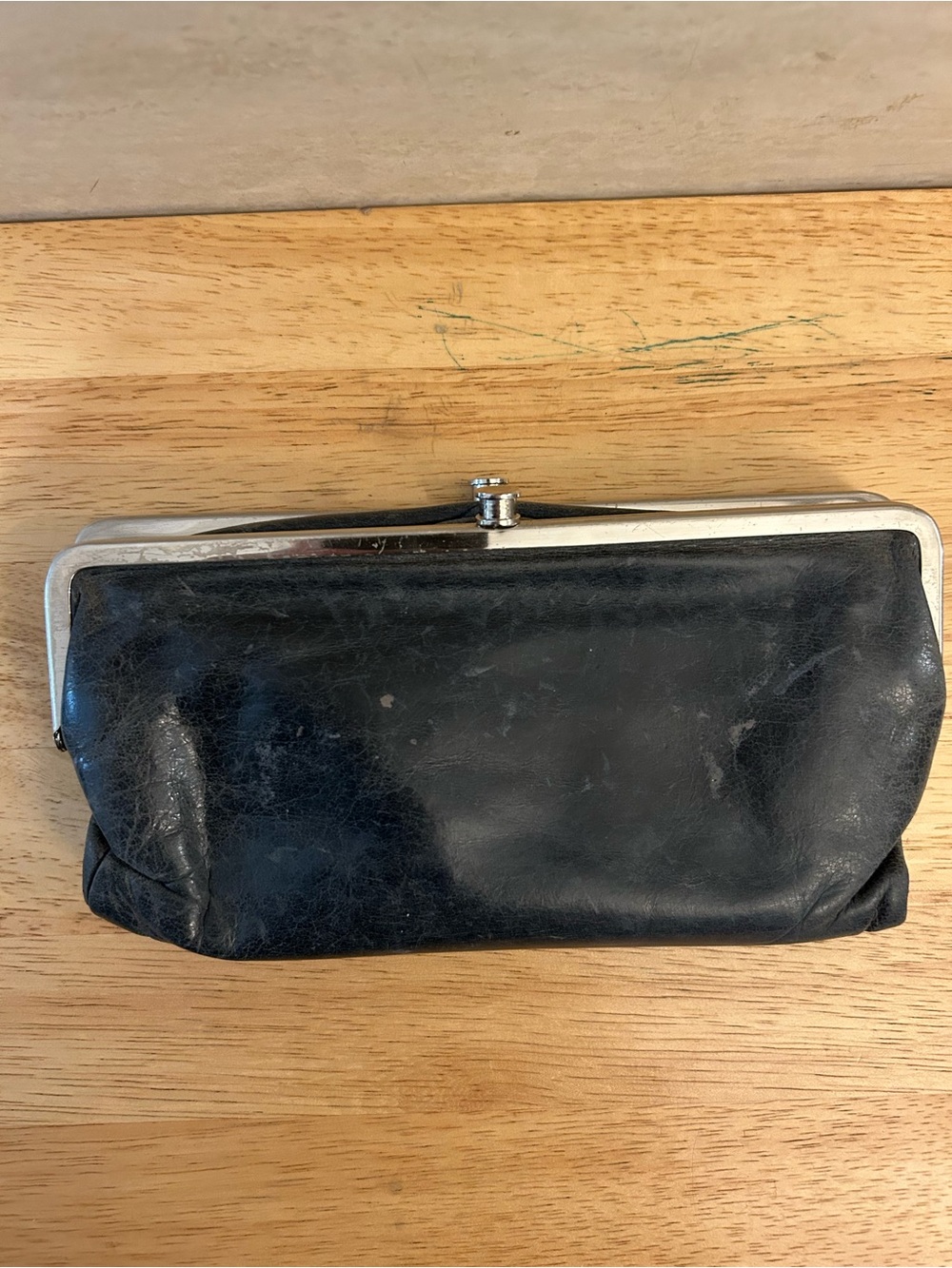 HOBO Lauren Leather Clutch Wallet.